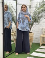 شومیز لینن گرم پایین ایتالیایی دورا مزون