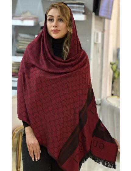 شال پاییزه دورو برند ترک طرح گوچی دورا