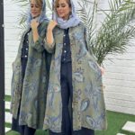 پیراهن مانتویی لینن ایتالیایی دورا مزون