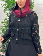 شومیز گیپور بافت ترک دورا مزون