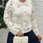 شومیز گیپور بافت ترک دورا مزون