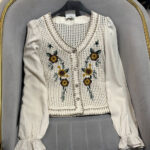 شومیز گیپور گلدوزی ترک دورا