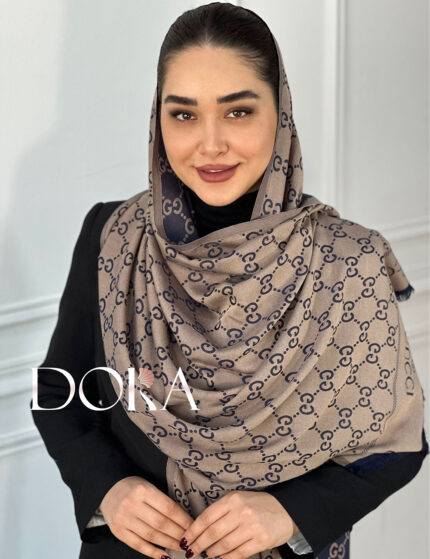 شال دو طرفه طرحدار وارداتی ترک دورا