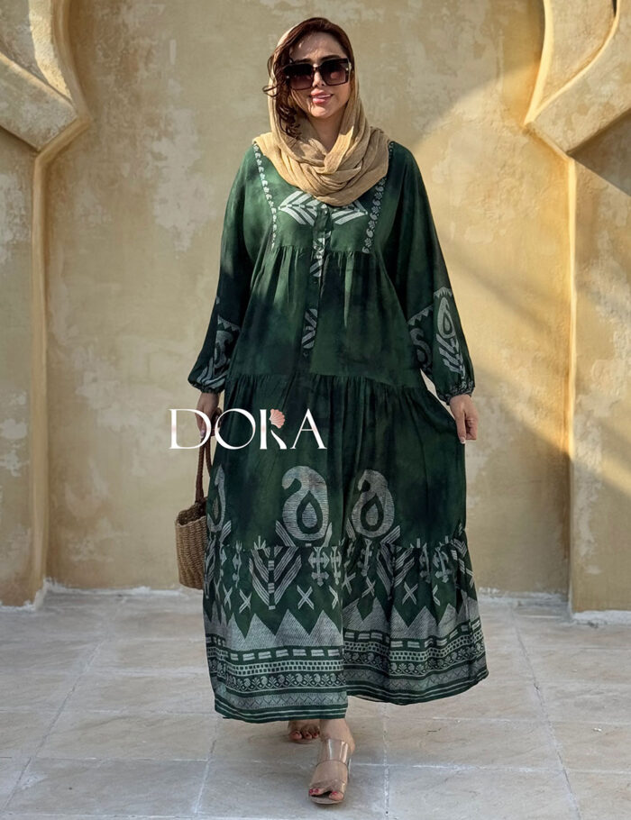 پیراهن ساحلی نخ ترک زنانه دورا