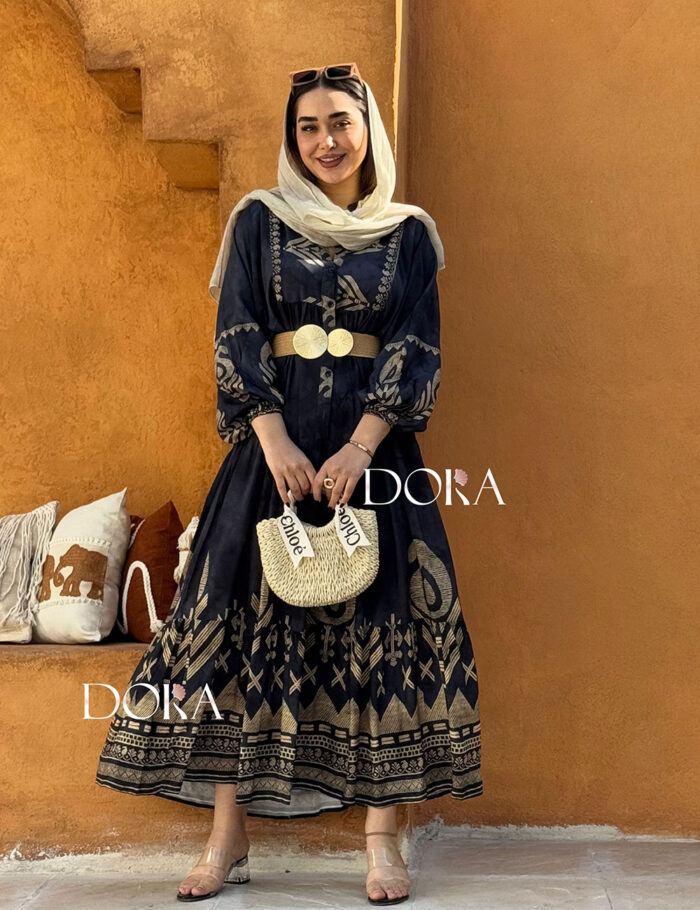 پیراهن ساحلی نخ ترک زنانه دورا