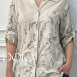 شومیز گلدوزی لینن نخ