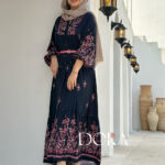 پیراهن ساحلی وارداتی گل رز