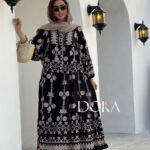 پیراهن ساحلی نخ ترک مدل گشنیز