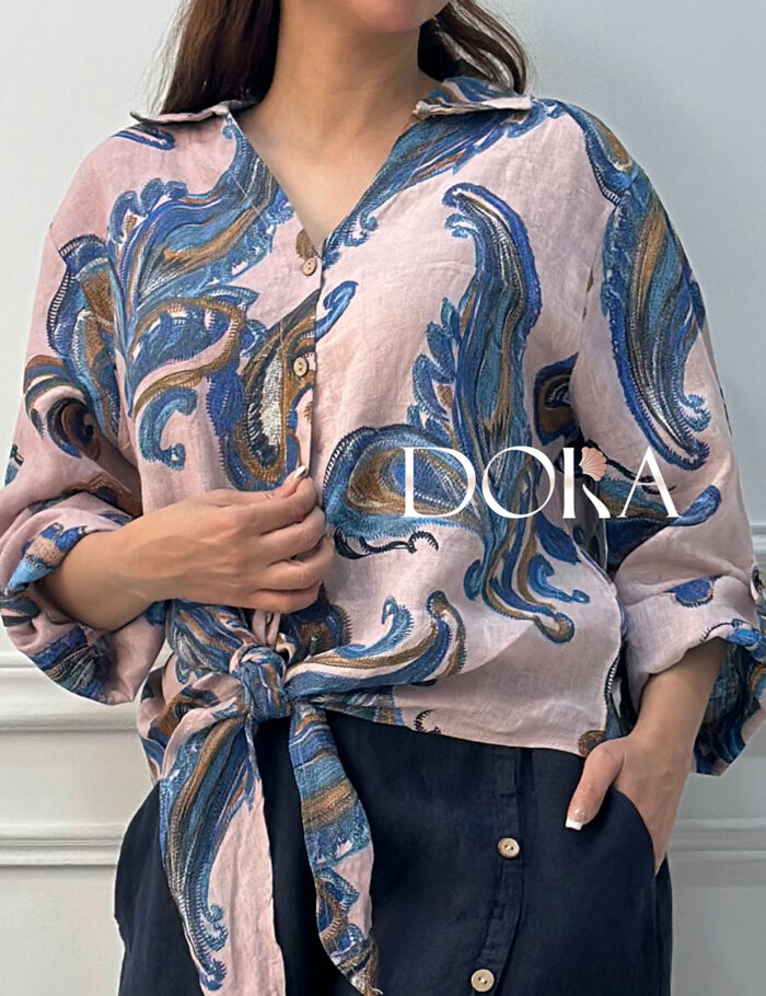 شومیز گره ای بته جقه دورا