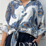 شومیز گره ای بته جقه دورا