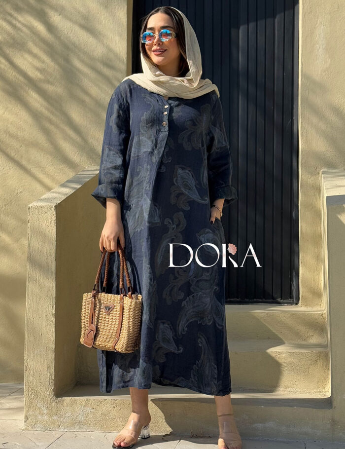 کفتان طرح ترمه لینن مزون دورا