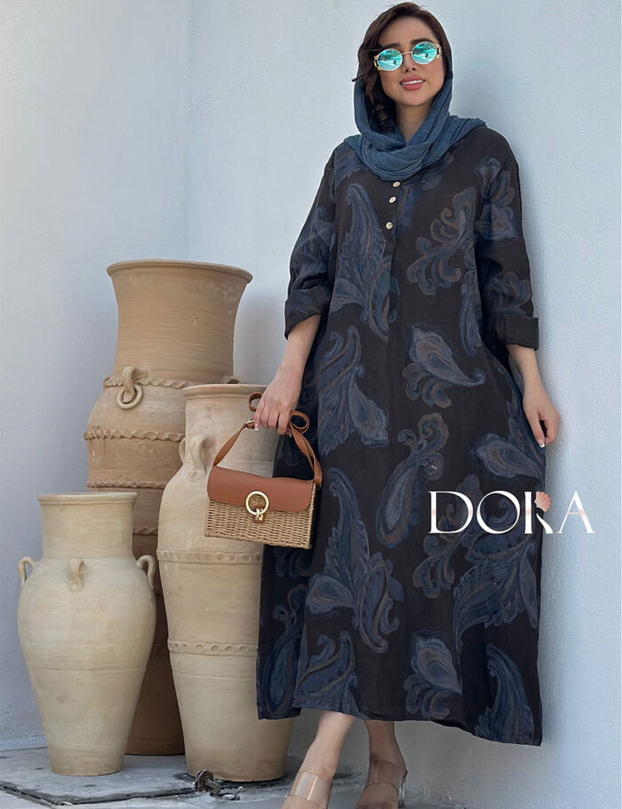 کفتان طرح ترمه لینن مزون دورا