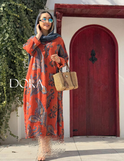 کفتان طرح ترمه لینن مزون دورا