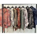 شومیز گره ای گلدار ترک