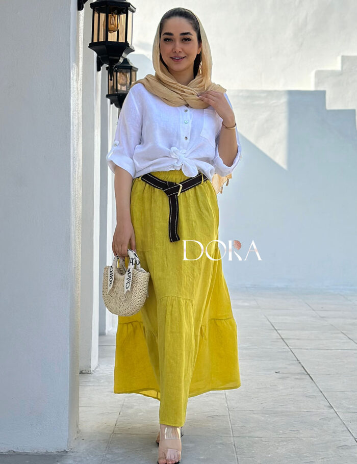 شومیز گره ای ساده دورا مزون