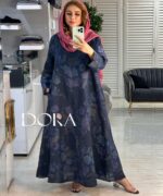 پیراهن کلوش رز - لینن ایتالیایی