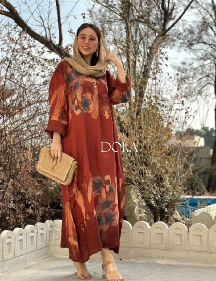 کفتان لینن وارداتی ابرنگی دورا