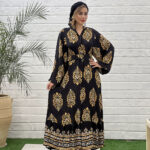 پیراهن ساحلی نخ ترک مشکی