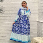 پیراهن ساحلی موج