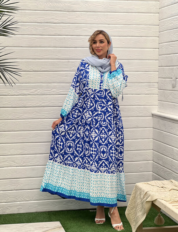 پیراهن ساحلی موج