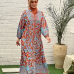 پیراهن ساحلی طرحدار ترک دورا