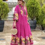 پیراهن ساحلی طرحدار ترک دورا