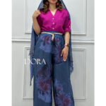 شلوار گل ارکیده دورا