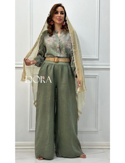 شلوار کمر کنفی