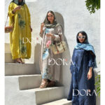 ست دو تیکه سارافون رویه ارکیده