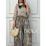 شلوار لینن زنانه مزون دورا