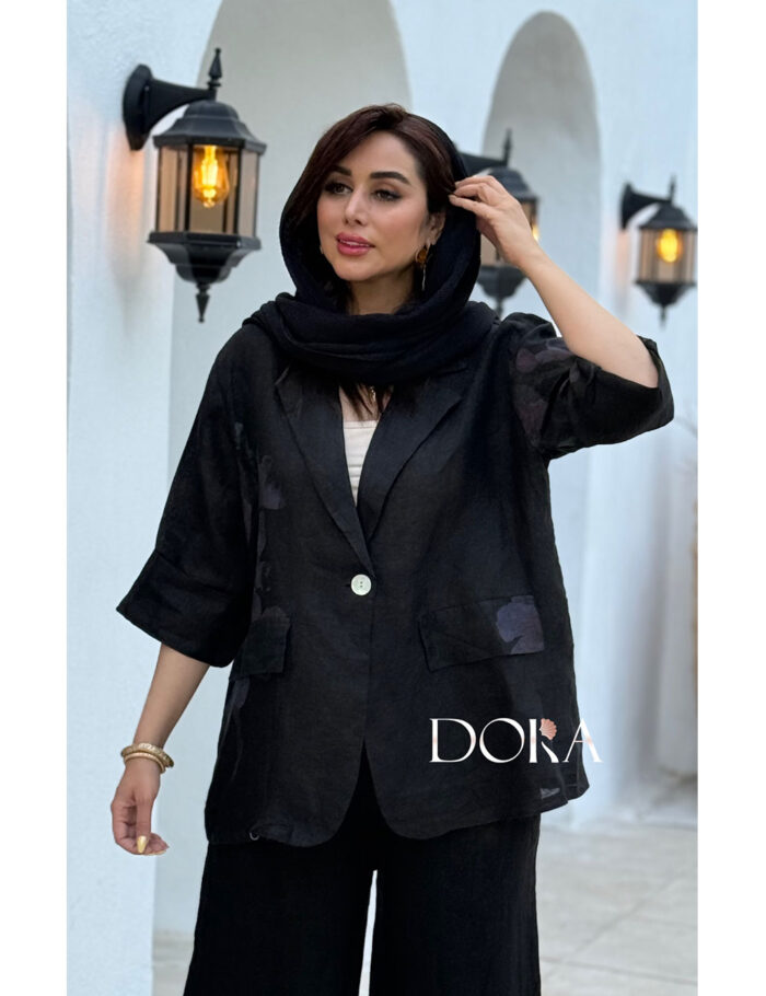 کت تک لینن ایتالیایی دورا