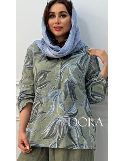 شومیز لینن زنانه دورا مزون