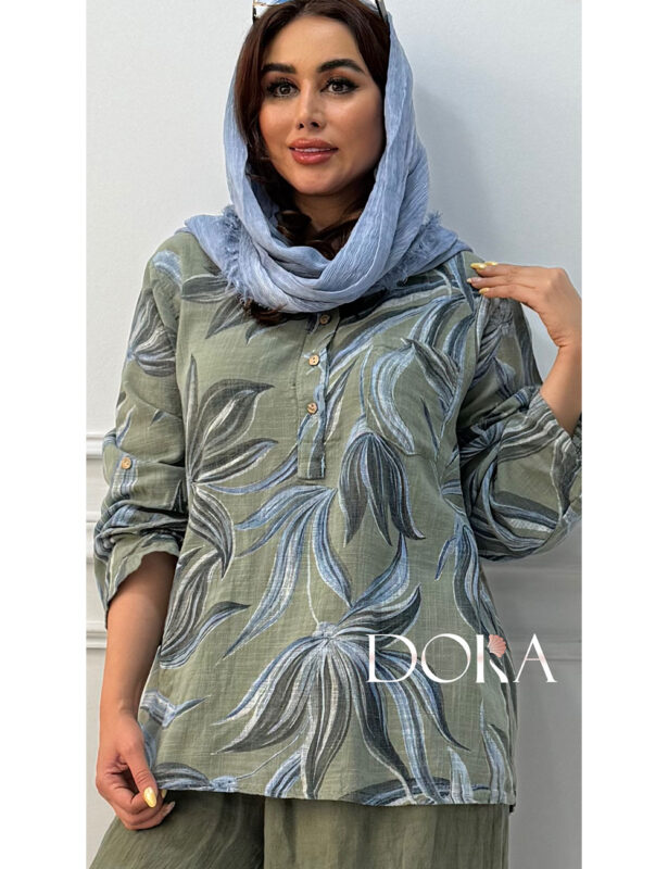 شومیز لینن زنانه دورا مزون