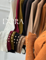 بافت یقه گرد طرح زارا مزون دورا