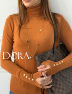 بافت یقه اسکی طرح زارا مزون دورا