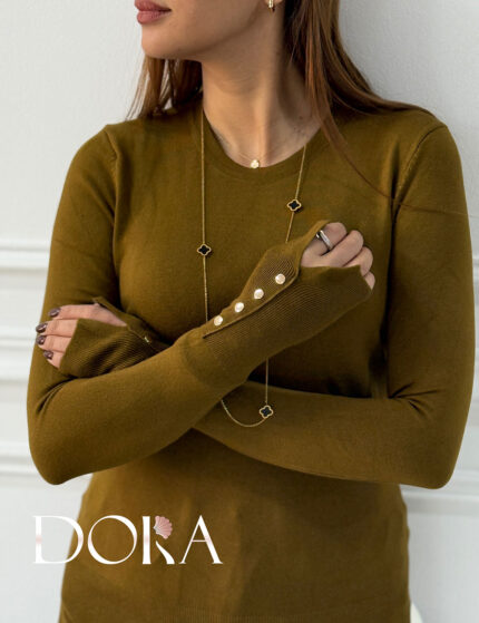 بافت یقه اسکی طرح زارا مزون دورا