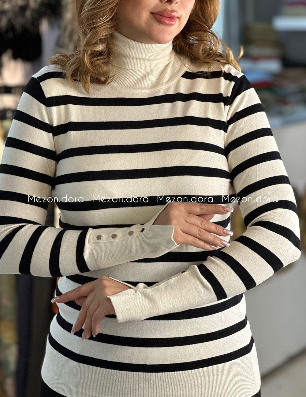 813-min بافت یقه اسکی راه راه