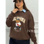 دورس تدی زنانه طرحدار کالیفرنیا