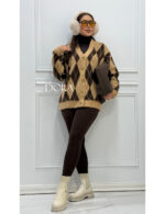 کاردیگان بافت لوزی ترک