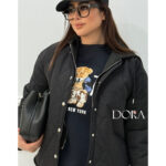 کاپشن کلاهدار زنانه وارداتی مزون دورا