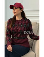 بافت لوزی وارداتی زنانه دورا