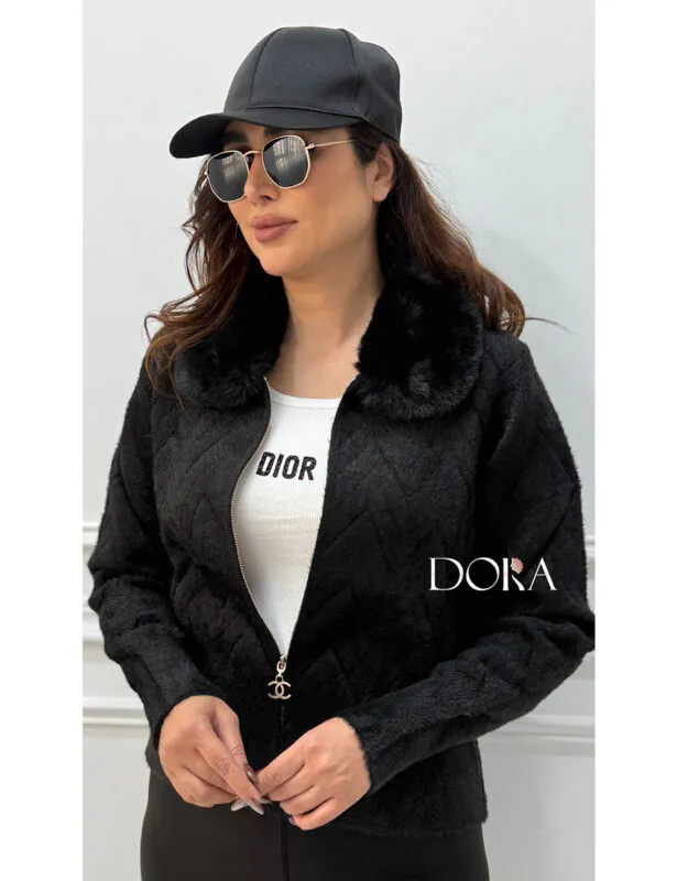 کاردیگال یقه خز مزون دورا